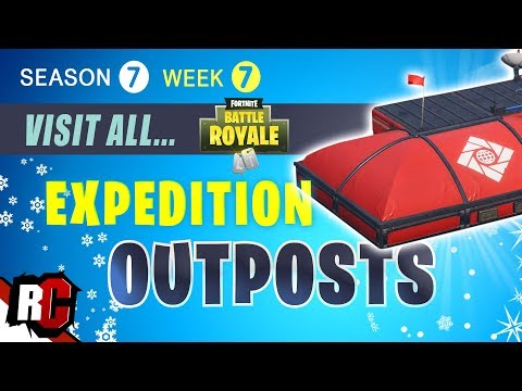 Видео: Местоположения на Fortnite Expedition Outpost: Къде да посетите Exposting Outposts
