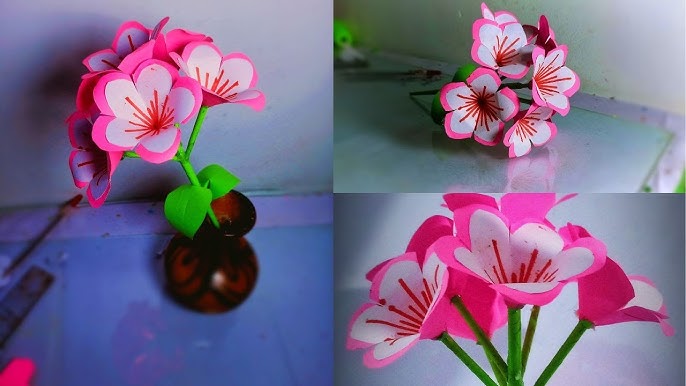 6 Awesome Flower Making Crafts | Home Decor | Flower Making | How ...