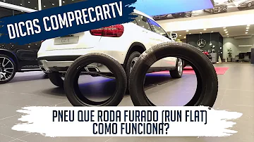 Como fazer reparo em pneu Run Flat?