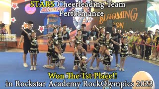 STARS Cheerleading Teams Performance Won The 1st Place in 2023 Rockstar Academy RockOlympics