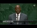 Tiémoko Koné pide renovar la confianza global mediante el diálogo ante la crisis multilateral