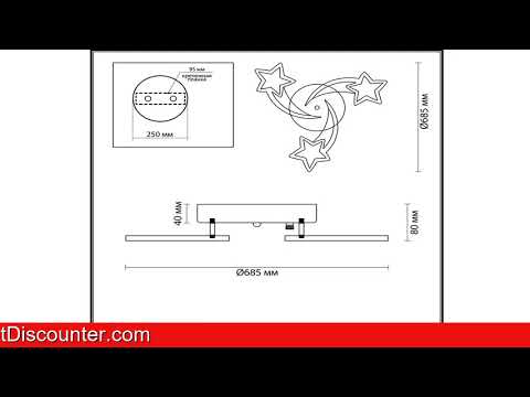 Обзор Люстра LED Selina Ledio | HOFF Обзор Люстра LED Selina Ledio | HOFF