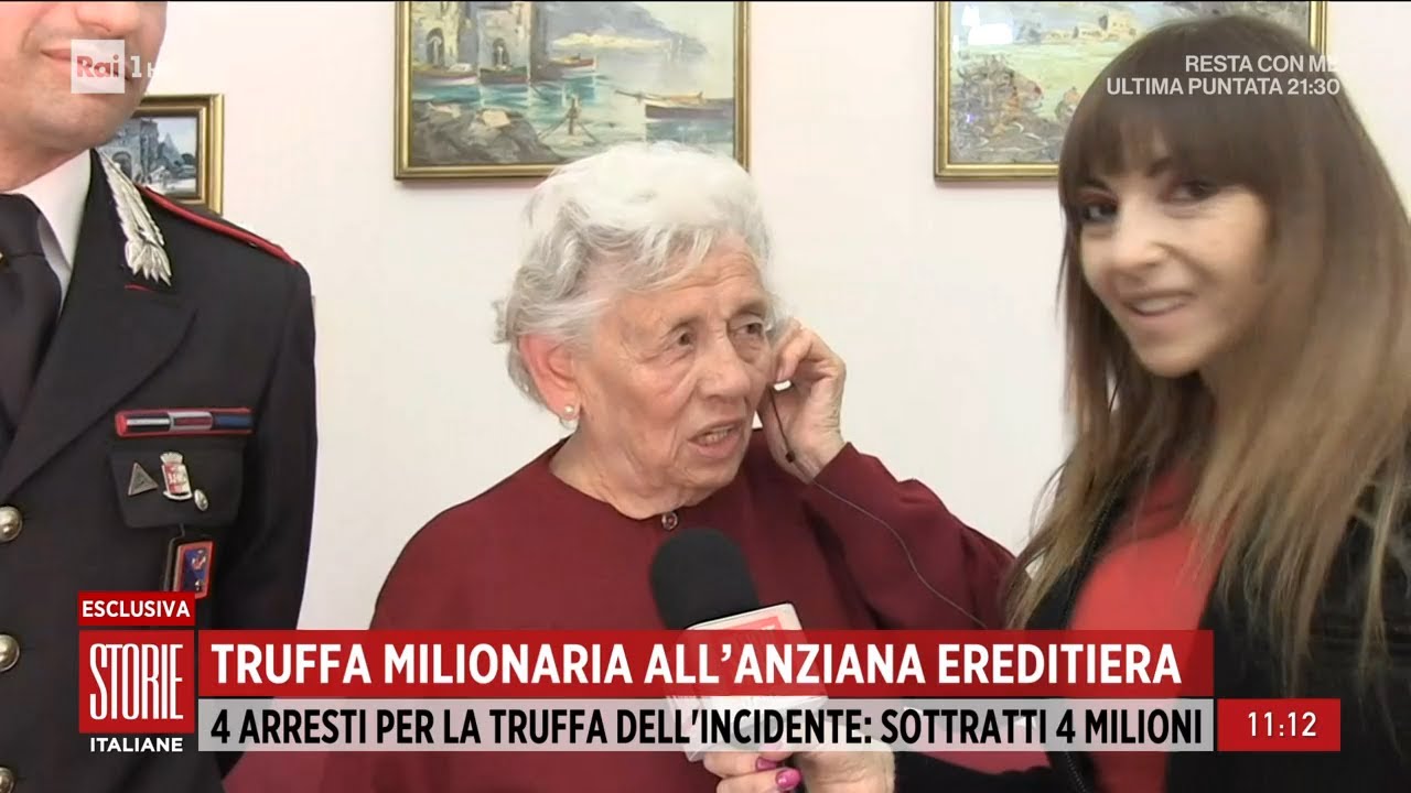 Truffa milionaria all'anziana ereditiera  - Storie Italiane 03/04/2023