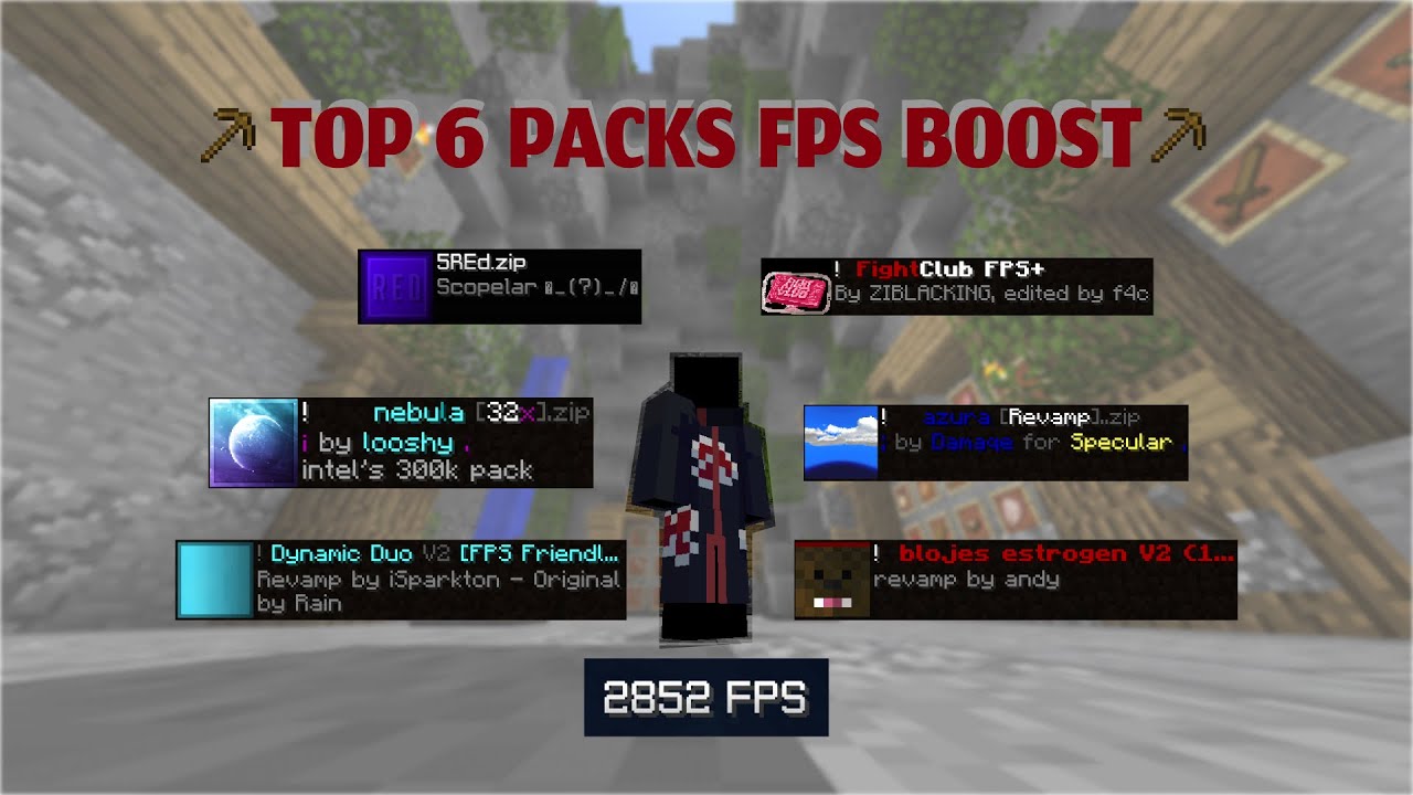 Top 6 BEST Texture Packs for Bedwars/PvP - FPS Boost 2024 (1.8.9) - YouTube