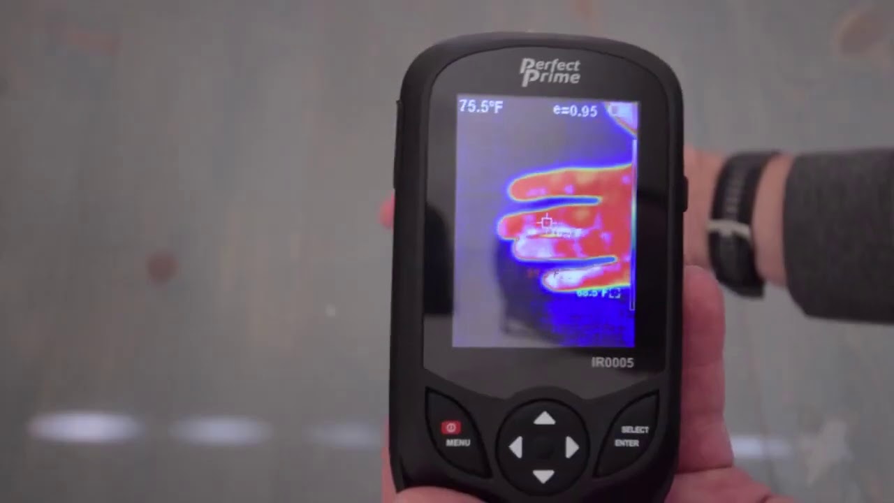 Review of PerfectPrime IR0005 Thermal Camera - YouTube