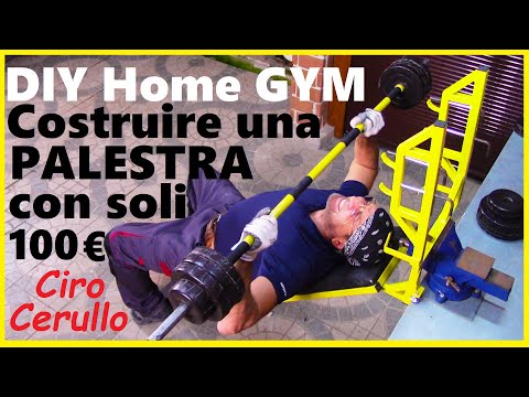 Come COSTRUIRE una PALESTRA GRATIS - Building a home DIY gym