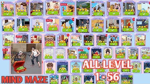 Mind Maze Tricky Test All Level 1 - 56 Walkthrough Solution