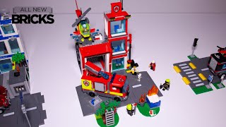 Lego City 60320 Fire Station Speed Build