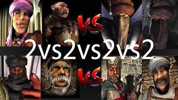 EMIR PIG VS WAZIR CALIPH VS NIZAR MARSHALL VS LIONHEART SULTAN | Stronghold Crusader Ai Battle