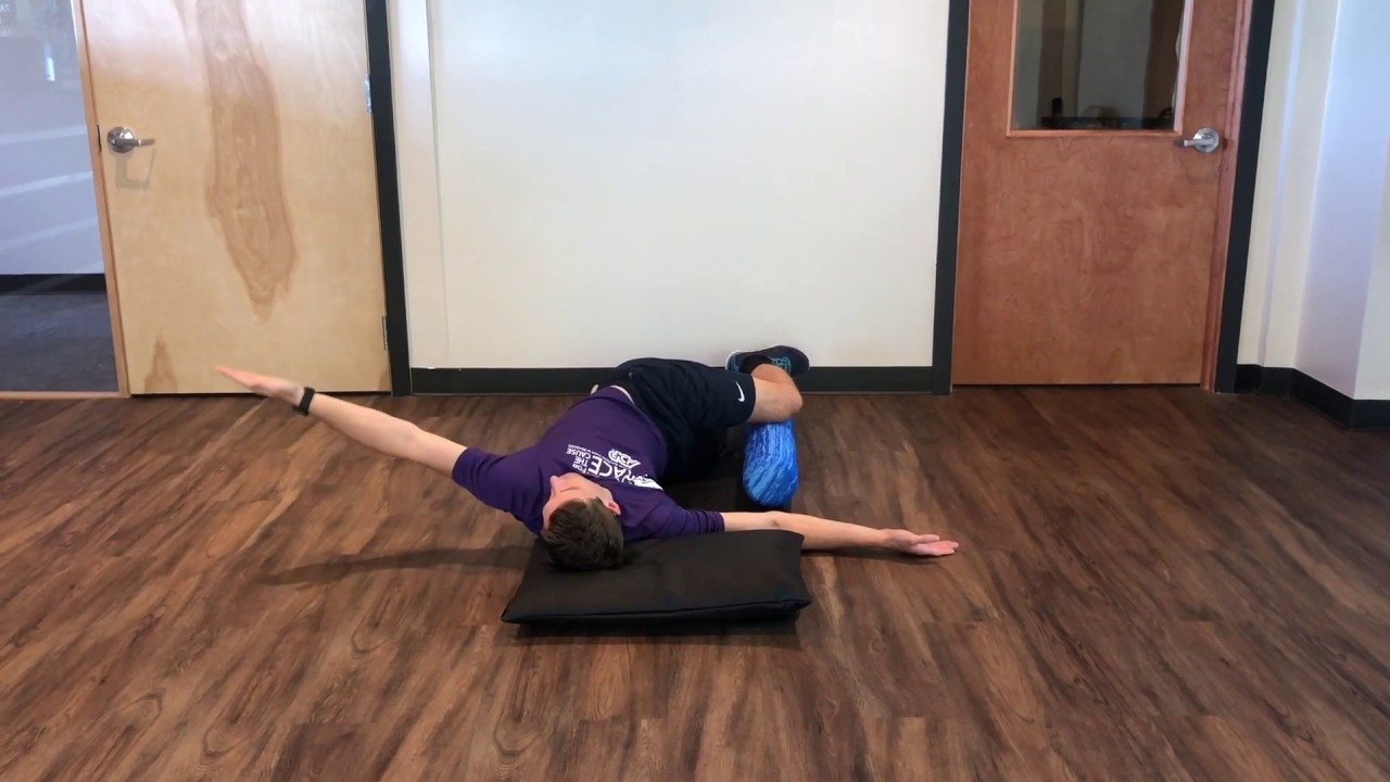 Thoracic Rotation Pool Exercise Thoracic Rotation Exercises - YouTube