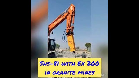 SHS SB81 BREAKERS WITH EX200 MACHINE #breaker#construction  #jcb #hydraulic #jcbvideo #mbbs #roblox