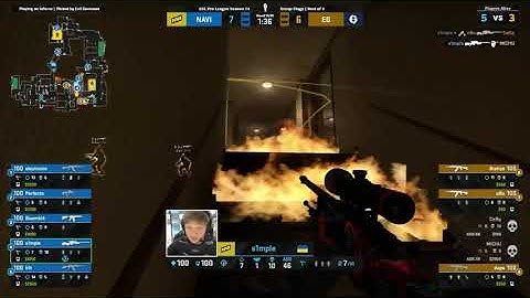 S1mple being aggressive with awp | CSGO