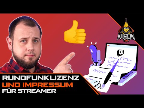 Rundfunklizenz und Impressum für Streamer: Was man beachten muss