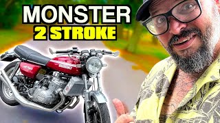 MONSTER 2 Stroke TRIPLE Barn Find | Will it Run? | Suzuki GT750