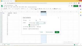 Step by Step Guide for Using Data Validation in Google Sheets