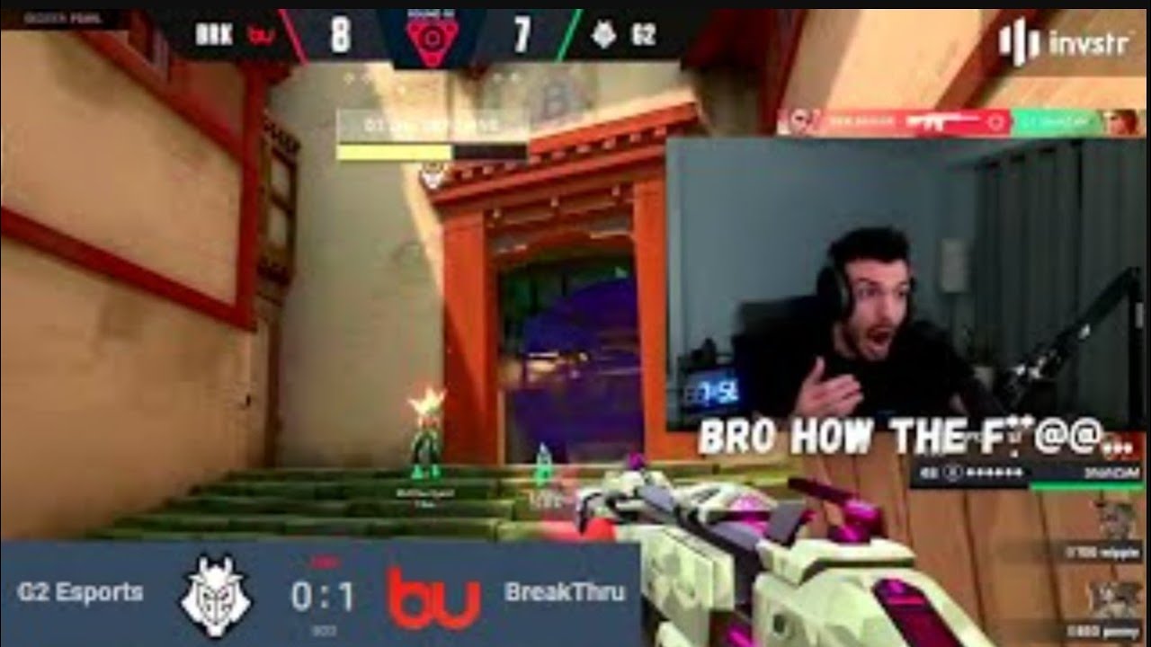 Tarik Reacts To BreakThru's UNBELIEVABLE Clutches Vs G2 To Win The Map