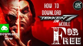 How to download tekken 7 for free in mobile (gloud games) (SK technical) screenshot 2