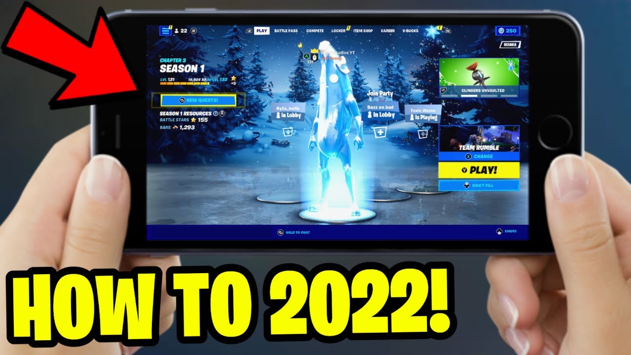 How to Play Fortnite on iPhone - 2022 