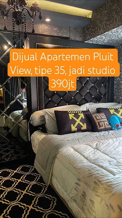 Dijual unit Apartemen pluit sea view Ukuran 35Kamar Buat Studio full renov #apartemen