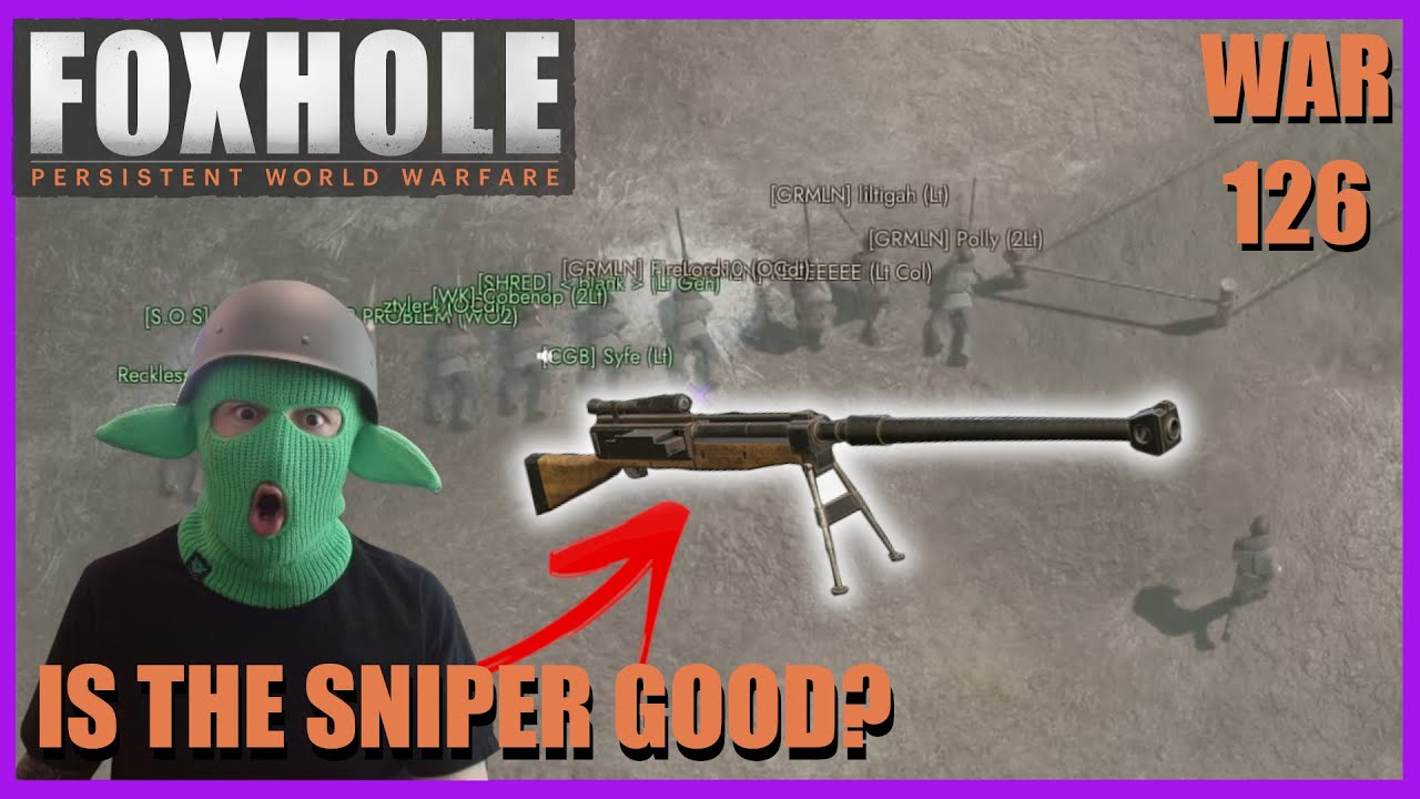 Почему никто не использует снайперскую винтовку в Foxhole (и стоит ли?) — Foxhole War 126
