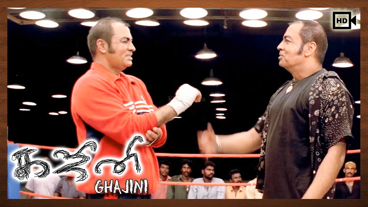 Ghajini Tamil Movie Scenes Pradeep Rawt Double Action Boxing YouTube