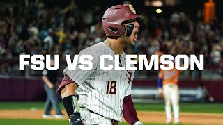 Fsu Baseball Vs Clemson - Late Inning Drama & Walk Off