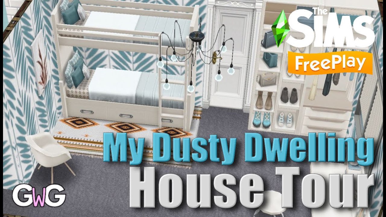 The Sims Freeplay My Dusty Dwelling [Original House Tour] YouTube