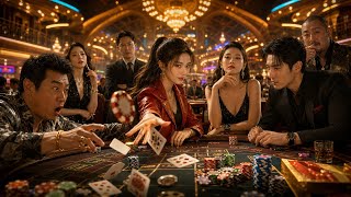 Gambler brother loses home, fake rookie sister bets 1 million, but she is the hidden card shark