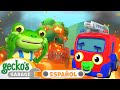 Bebé Camión de Bomberos | 🐸 Garaje de Gecko | Carros para niños | Vídeos educativos