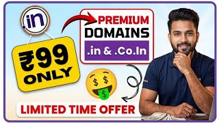 How To Get Premium Domains At Affordable Prices  Godaddy 86 Off Deal  Get Domain Under 99 Rs