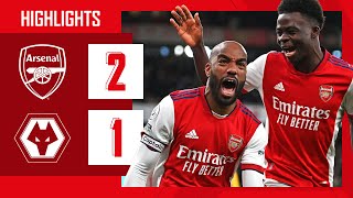 HIGHLIGHTS | Arsenal vs Wolves (2-1) | Pepe and Lacazette in the 95th minute!