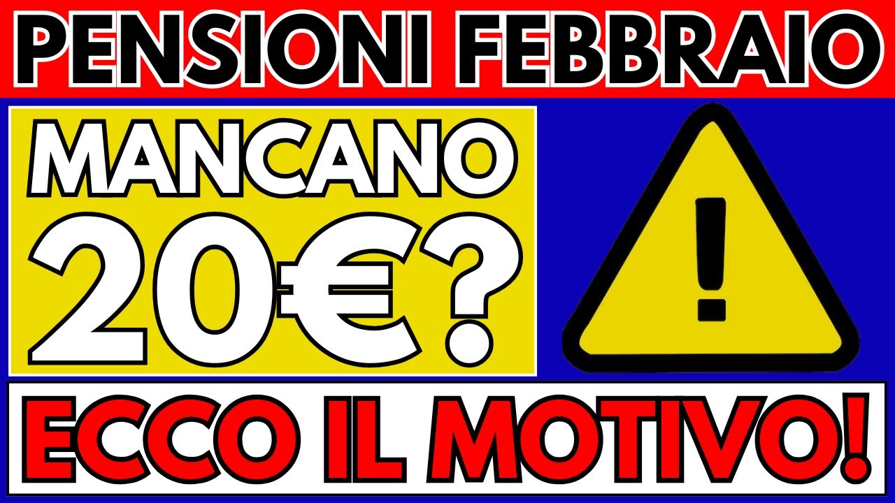 ✅Aumenti Pensioni Febbraio 👉 Mancano 20 Euro? 👉 Ecco la Tabella Completa con gli Importi!