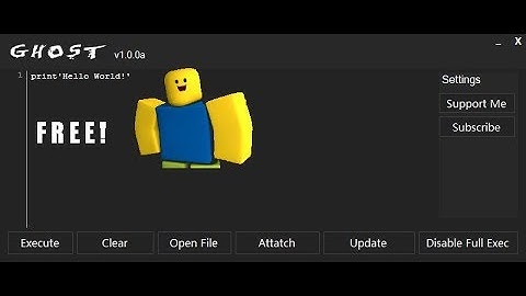 [GHOST !!!] ✅ NEW ROBLOX HACK/EXPLOIT ✅ | GHOST | SYNAPSE REMAKE // FULL LUA