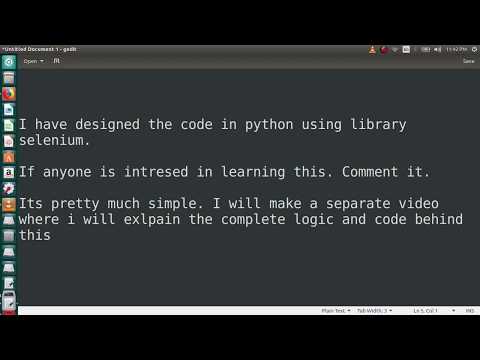 Webforms automatic filling using python - selenium script