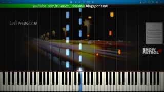 Snow Patrol - Chasing Cars [Piano] chords