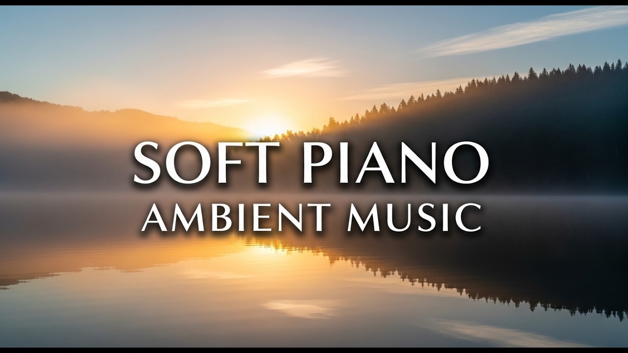 Soft Piano Ambient Music 🌿 | Calm Focus, Study & Relaxation