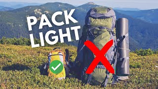 10 Reasons You Should PACK LIGHT For Traveling | Minimalist Packing