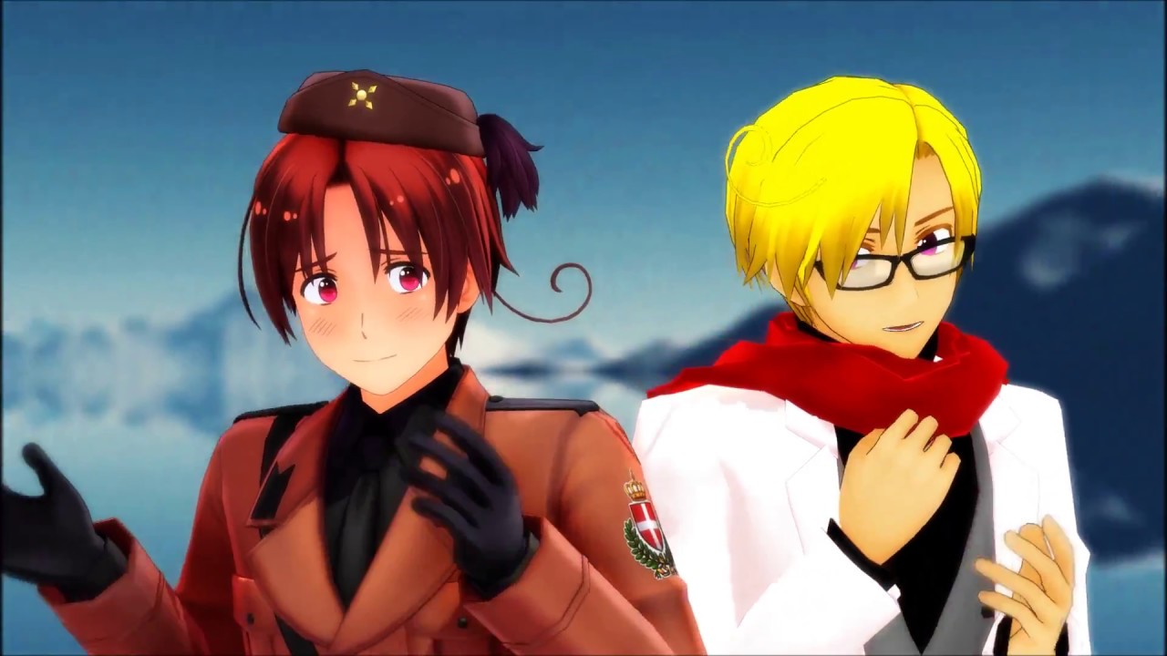 1p / 2p Italy brothers ( Attention ) Hetalia MMD - YouTube