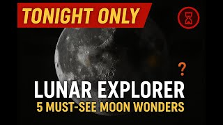 Tonight Only! Hidden Details on the Moon You Never Noticed