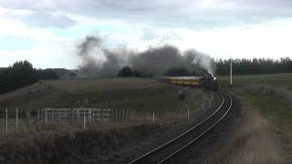Ww's 644 &amp; 480 charging up the Grade with a Double Header - HD