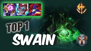 [Wild Rift] Swain mid TOP 1 - S11 challenger ranked game + build