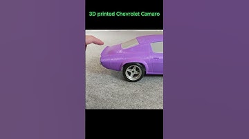 3D printed RC Drift Muscle Car chassis. #rccar #rcdrift #3dprinted #shorts