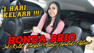 Honda Brio Jok kulit simple sporty limited edition ⁉️ classic 1 interior