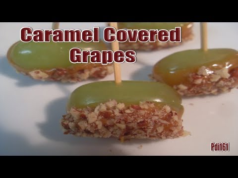 Caramel Covered Grapes ~ Easy and So Good!!