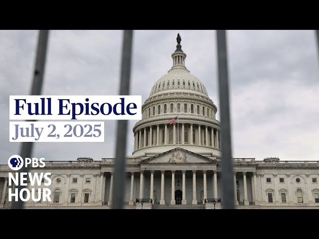 PBS News Hour West live episode, July 2, 2025