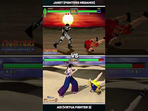 Janet vs Aoi (Fighters Megamix vs VF3)