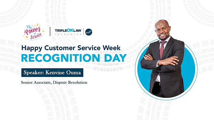 Customer Service Week 2021- Senior Associate Kenvine Odhiambo on the Power of Service