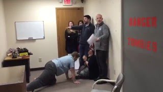 Watch C&P reporters escape the Escape Evansville zombie
