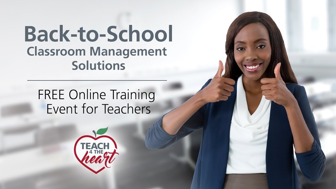 Join the FREE Back-to-School Classroom Management Solutions live training
