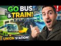 How to get from Scarborough to Union Station (GO Train Tour + Union Station Food!)